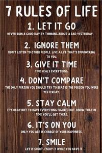 7 Rules Of Life. Happy 33rd Birthday!