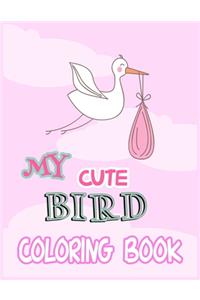 My Cute Bird Coloring Book