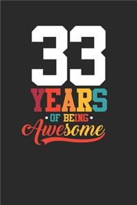 33 Years Of Being Awesome