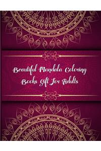Beautiful Mandala Coloring Books Gift For Adults
