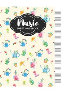 Music Sheet Notebook