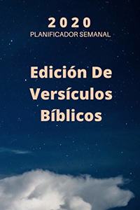 Planificador Y Organizador Semanal 2020 Con Citas Inspiradoras De La Biblia: Agenda Del Calendario Con Versículos Bíblicos Para Cristianos / Seguidor De Cristo: Cuaderno Del Plan Diario Con Motivación De La Jesús - Seguir Obj