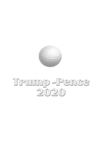 Trump Pence 2020 Golf Journal Sir Michael Huhn designer edition