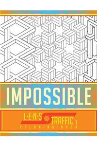 Impossible Coloring Book - LENS Traffic: 8.5 x 11 (21.59 x 27.94 cm)