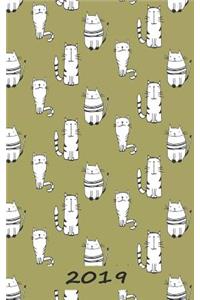 Cat Daily Planner 2019