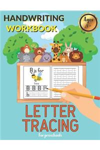 Handwriting Workbook and Letter Tracing for Preschools