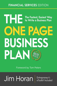 One Page Business Plan Financial Services Edition