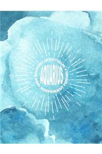Aquarius Independent Friendly Intelligent Creative Kind