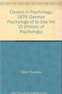 Classics in Psychology, 1879