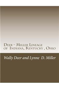 Deer - Miller Lineage: Of Indiana, Kentucky, Ohio