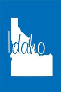 Idaho - Cobalt Blue Lined Notebook with Margins