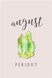 August Birthstone Peridot