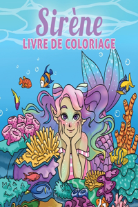 Sirène livre de coloriage