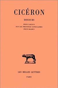 Ciceron, Discours