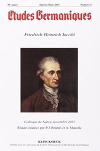 Etudes Germaniques - N1/2015