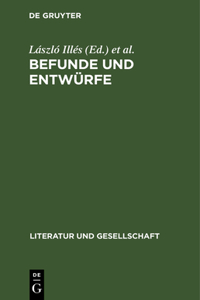 Befunde Und Entwürfe