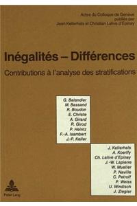 Inégalités-Différences