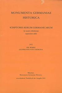 Die Werke Liudprands Von Cremona