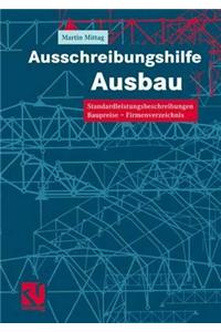 Ausschreibungshilfe Ausbau
