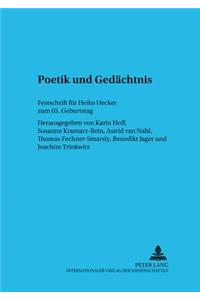 Poetik Und Gedaechtnis