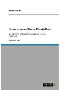 Konzeptionen politischer Öffentlichkeit