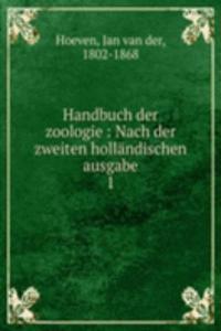 Handbuch der zoologie