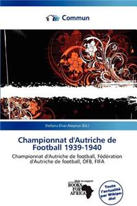 Championnat D'Autriche de Football 1939-1940