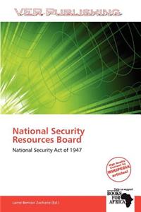National Security Resources Board