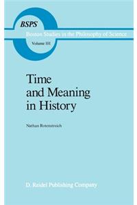 Time and Meaning in History