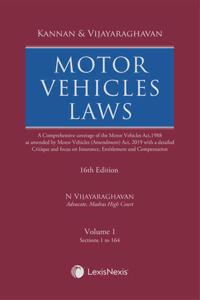 Motor Vehicles Laws (A comprehensive coverage of Motor Vehicles Act, 1988 as amended by Motor Vehicles (Amendment) Act, 2019 with a detailed critique ... Entitlement and Compensation)(Set of 2 Vols)