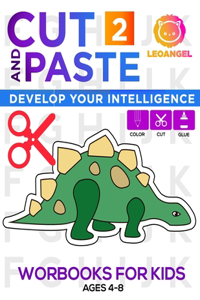 Cut and Paste workbooks for kids ages 4-8