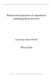 Pharmaceutical preparation of camptothecin-containing polymer derivative