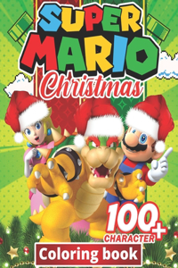 Super mario Christmas Coloring Book