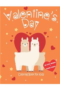 Valentine's Day Coloring Book For Toddlers And Preschool