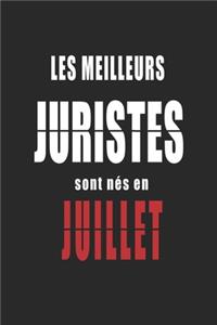 Les Meilleurs Juristes sont nés en Juillet carnet de notes