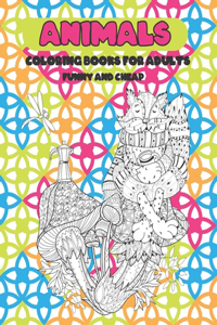 Coloring Books for Adults Funny and Cheap - Animals