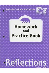 Harcourt School Publishers Reflections: Homework & Practice Book Reflections 07 Grade 1