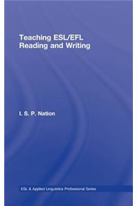 Teaching Esl/Efl Reading and Writing