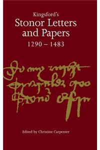 Kingsford's Stonor Letters and Papers 1290–1483