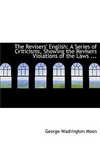 The Revisers' English