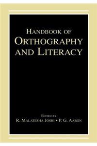 Handbook of Orthography and Literacy