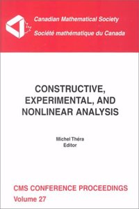 Constructive, Experimental and Nonlinear Analysis
