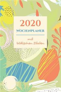 2020 Wochenplaner & Organizer mit Bibelzitaten