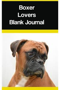Boxer Lovers Blank Journal