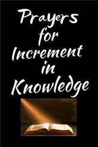 Prayers For Increment in Knowledge