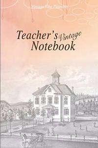 Teachers Vintage Notebook