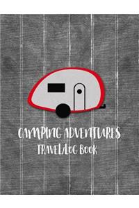 Camping Adventures Travel Log Book