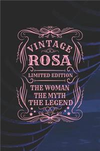 Vintage Rosa Limited Edition the Woman the Myth the Legend