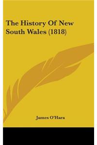 The History Of New South Wales (1818)