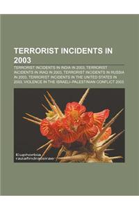 Terrorist Incidents in 2003